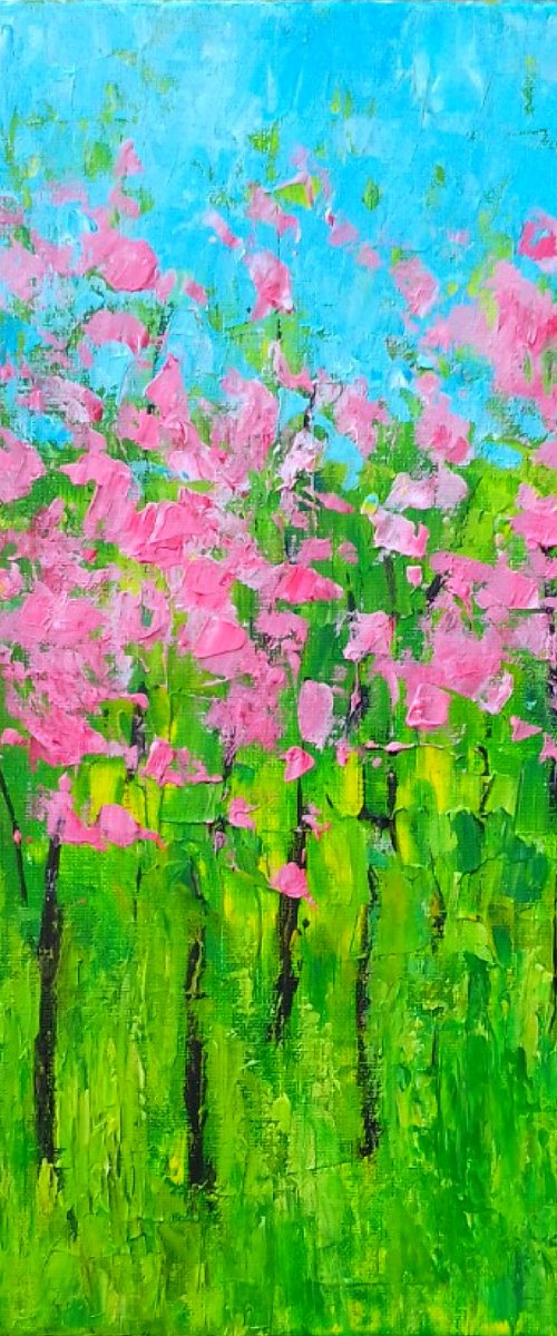 Blossom Trees VI by Jan Rippingham