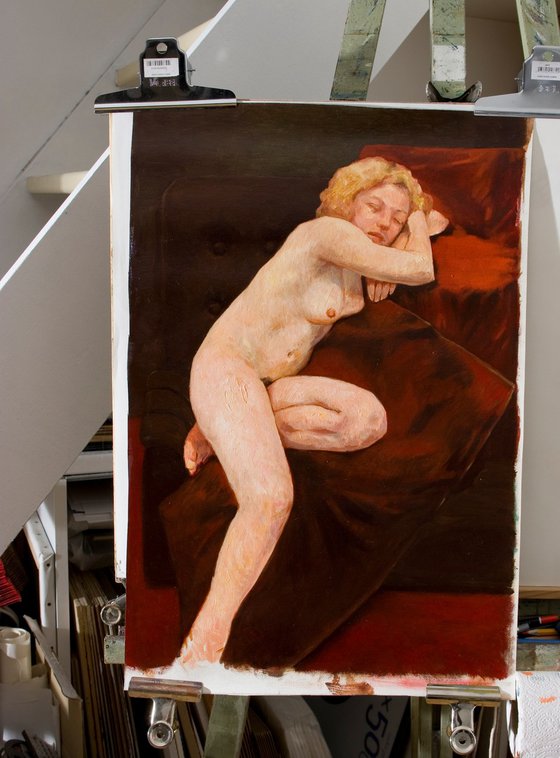 life model nude woman