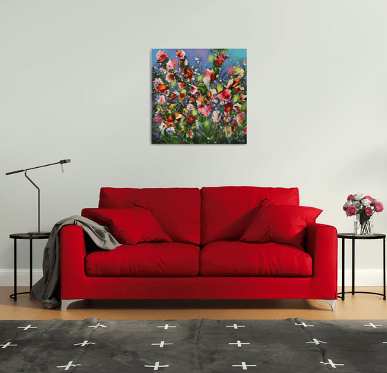 Floral Painting "The Arrival of Spring"