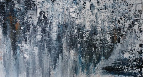 Abstract,black,white,christmas sale 1800 USD now 1400 USD. by Viorel Scoropan