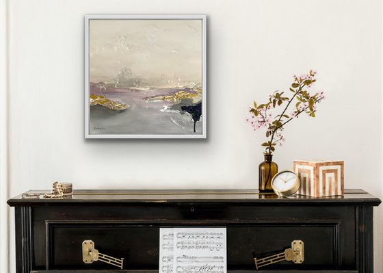 Poetic Landscape XXVI - Original painting - Framed