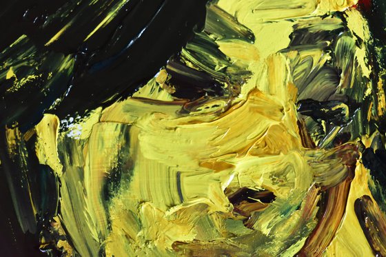 Portrait in yellow