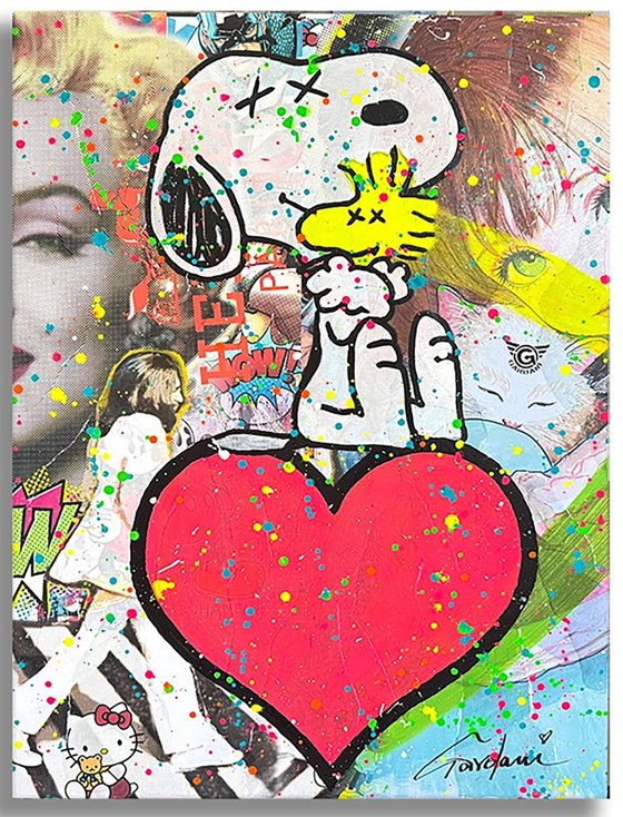 Snoopy Hug your Heart