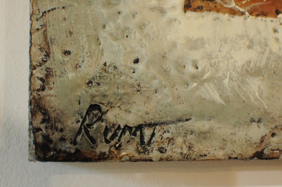 "Ternary Perception". Encaustic.