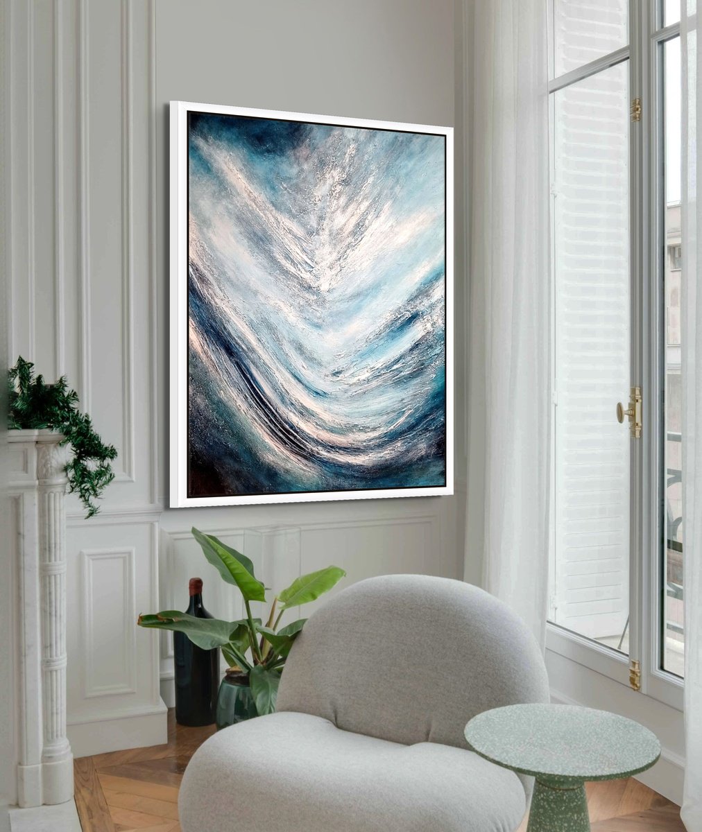 Salty Water By Alexandra Petropoulou, 35 X 47, Artwork For Sale On Artfinder