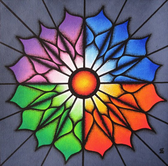 Colorful flower