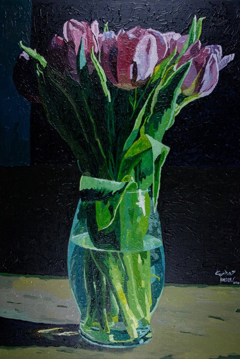 Realistic Tulips by Kheder