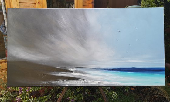 Come Rain or Shine - seascape, stunning, panoramic