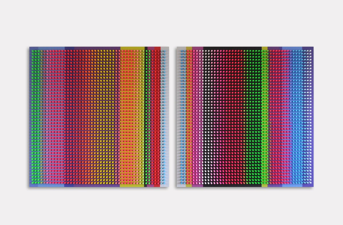 Geometric Abstract Wood Sculpture By Nazar Symotiuk, 79 X 39", Colored Highways 3.0, Original Artwork