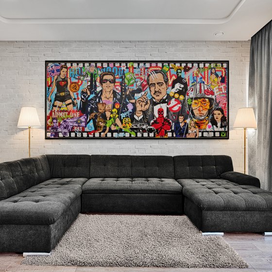 Godly Cinematica 240cm x 100cm Textured Urban Pop Art