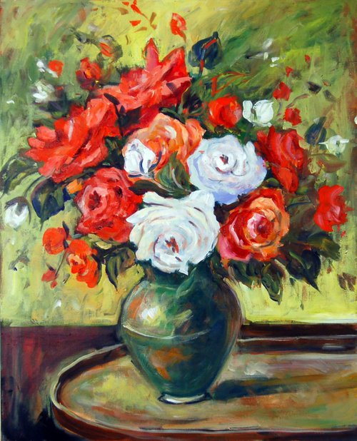 Floral Still Life 1 by Ingrid Dohm