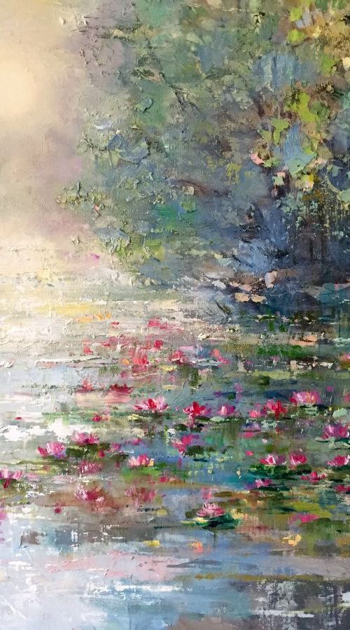 'Sunshine and Waterlilies' by Ewa Czarniecka
