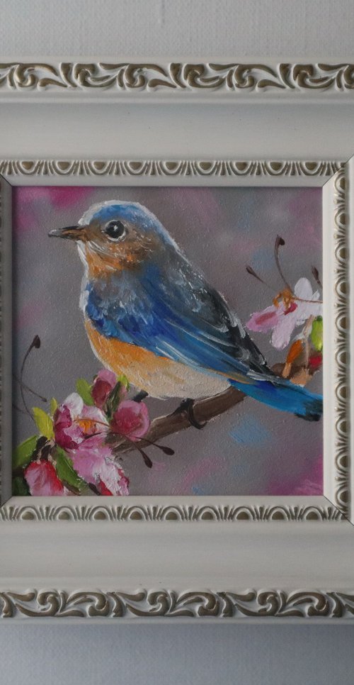 Bird of Happiness. Bluebird by Natalia Shaykina