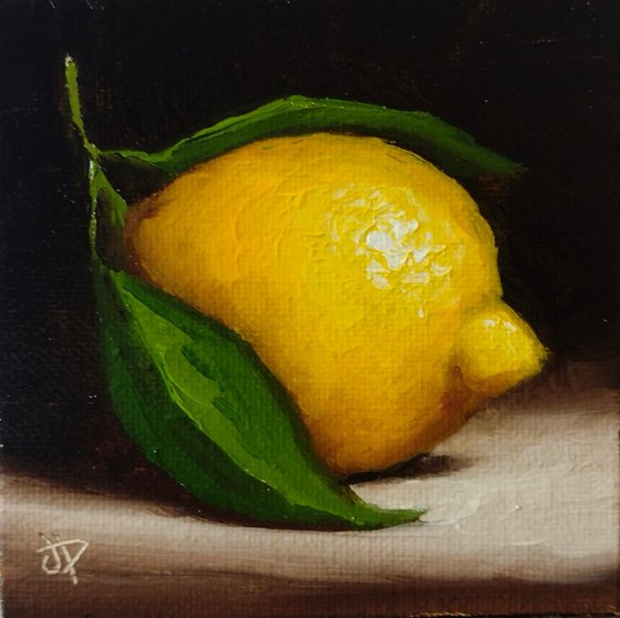 Little lemon still life