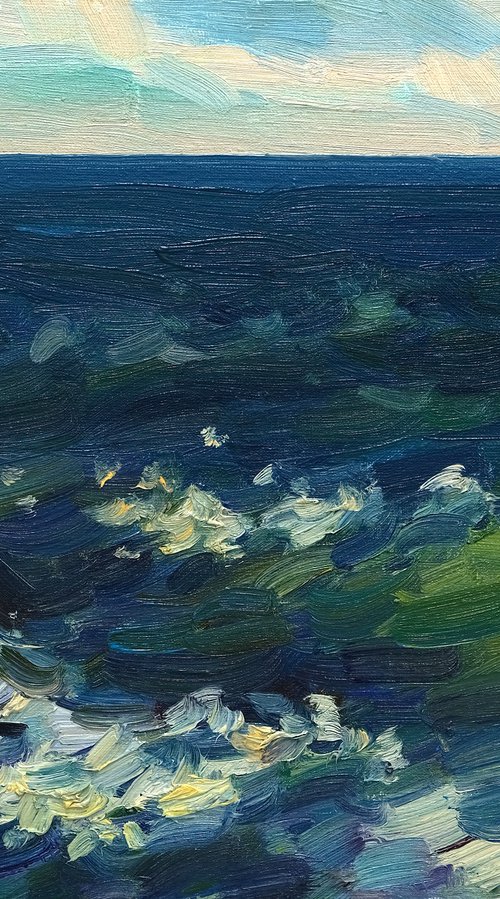 Deep black sea by Dmitry Oleyn