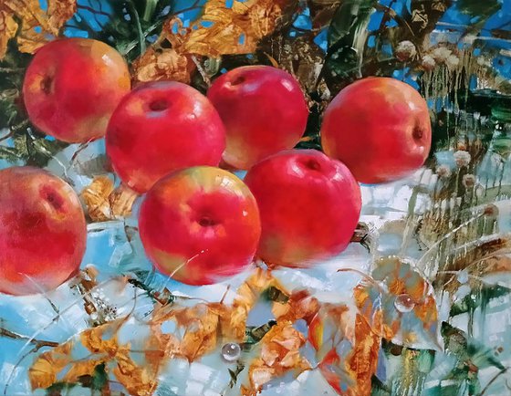 Apples On The Snow