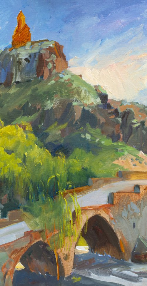 Bridge to the Hilltop Sanctuary by Artur Martirosyan