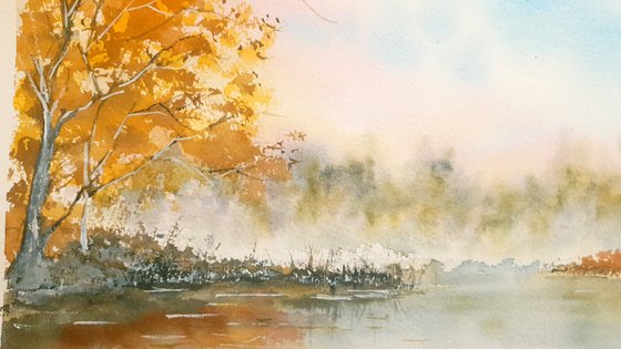 Autumn Lake Reflections