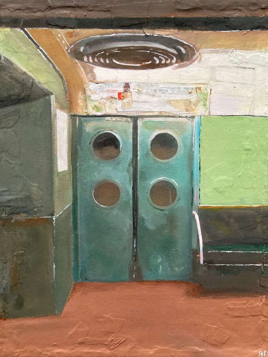 Gritty American Subway By Andrew Reid Wildman, 10 X 12, Artwork For Sale On Artfinder