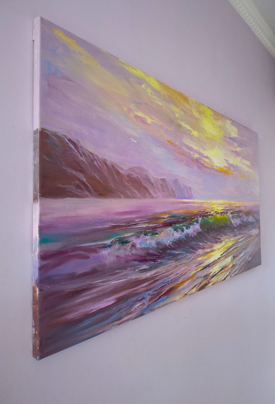 Ocean's gentle awakening