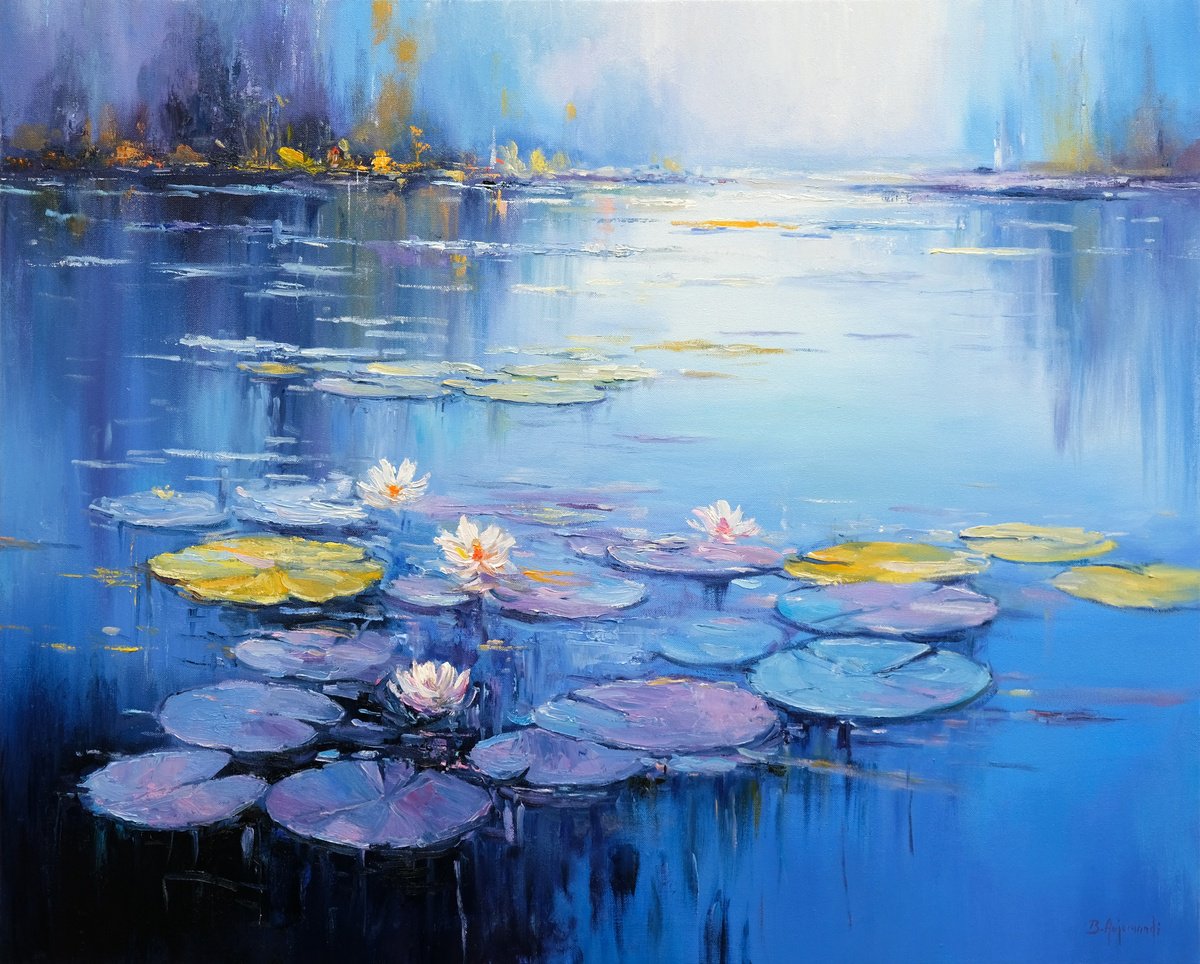 Water Lilies Dreamscape by Behshad Arjomandi