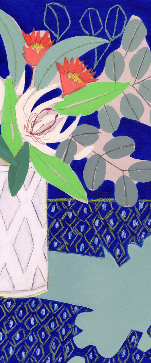 Vase on Deep Blue II by Marisa Añón