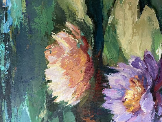 Giverny's Purple Evening