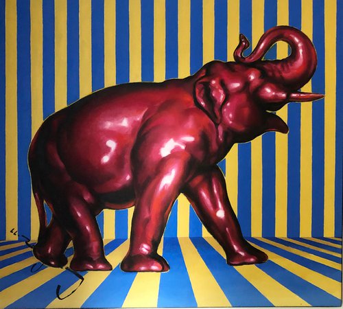 Pink Elephant by Alexander Lufer