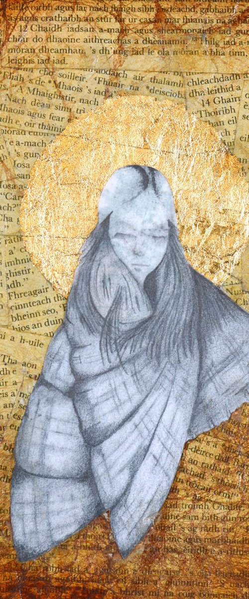 The Emigrant, Scottish highland girl portrait by oconnart