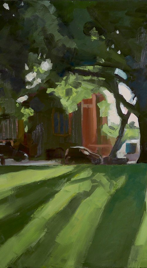 Sunlight & Shadows at Parsons Green by Isabel Hutchison