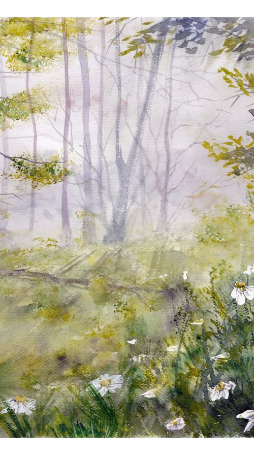 On the border of the summer by Yulia Schuster