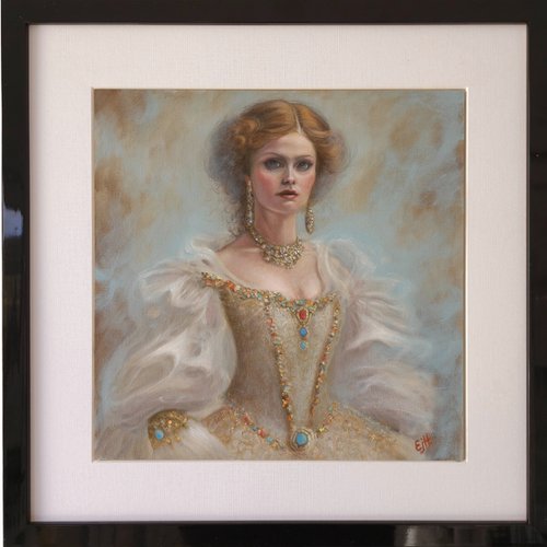 Anastasia, oil painting by Ellisa Hague