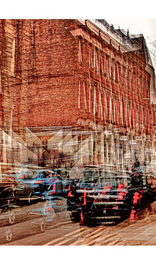 Inner City Streets 2. Abstract street scene. Limited Edition Photography Print #1/15 by Graham Briggs