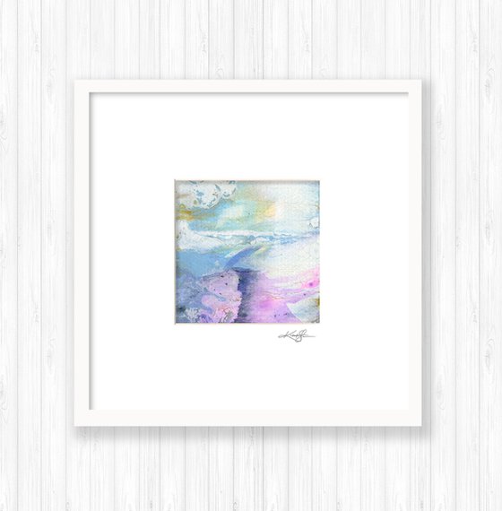 Song Of The Journey Collection 14 - 3 Abstract Paintings in mats by Kathy Morton Stanion