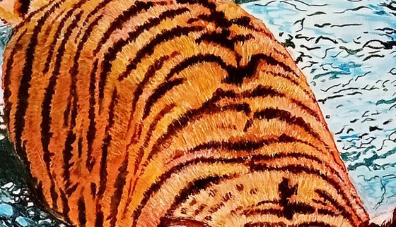 Floating Tiger