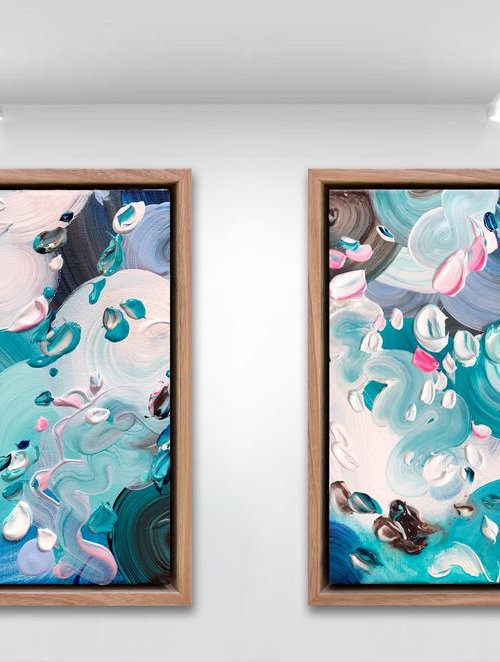 'Arcticus' - 12x12" x 2 panels by Tatiana Georgieva