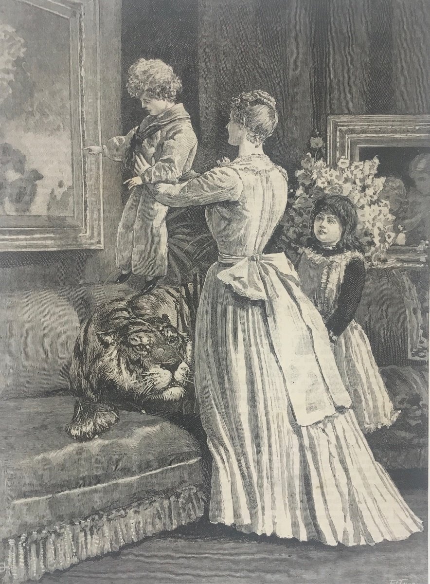 Surrealistic Animal Collage By Tudor Evans, 6 X 9", Careful!, Original Artwork