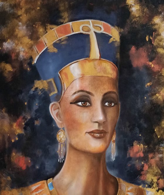 Nefertiti - portrait - original painting