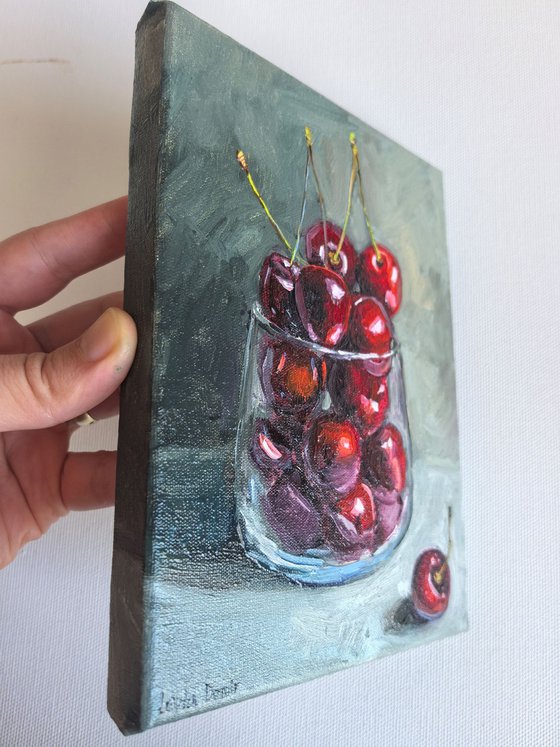 Sweet ripe cherry