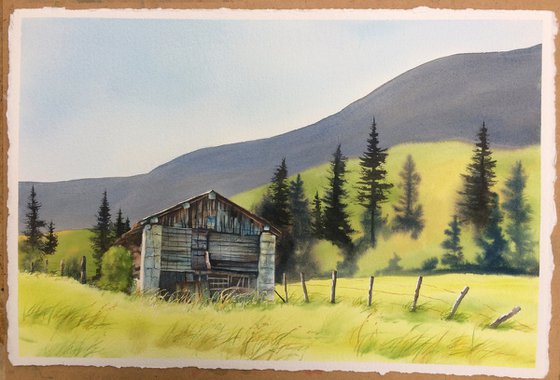 Lonely barn