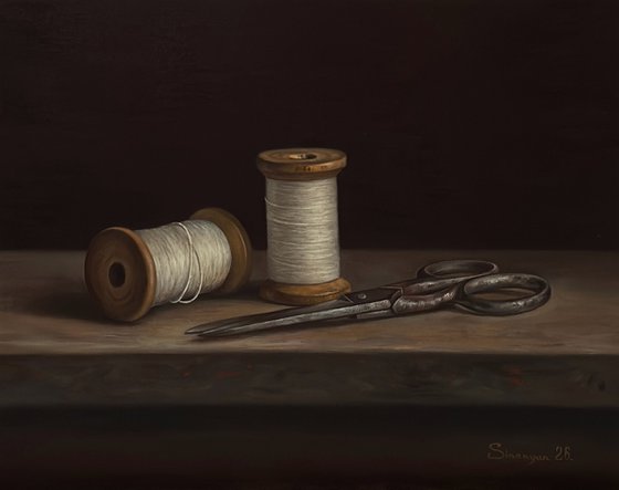Thread and Scissors