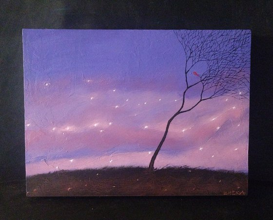 Dreams of a songbird. new painting