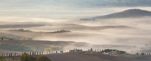 Val d'Orcia by Pavel Oskin