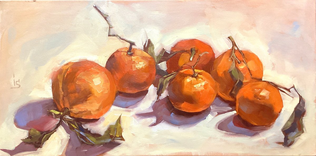 Christmas Mandarines by Irina Sergeyeva