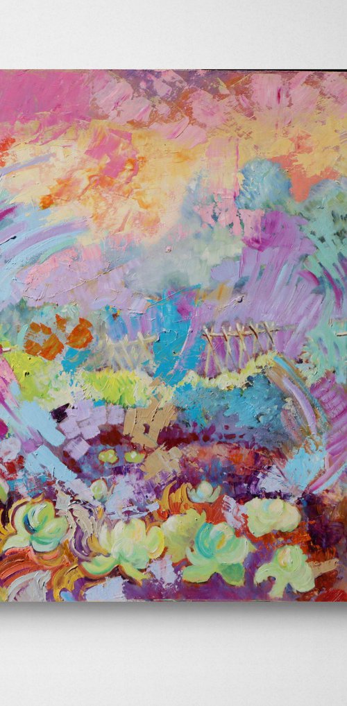 My Pink Garden by Mary Kemp