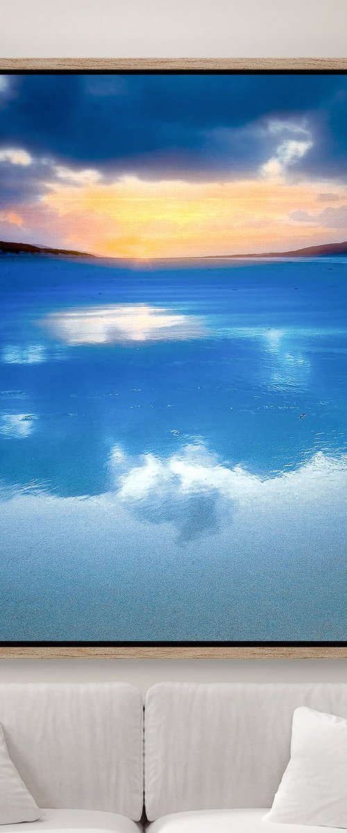 Luskentyre Sunset by Lynne Douglas