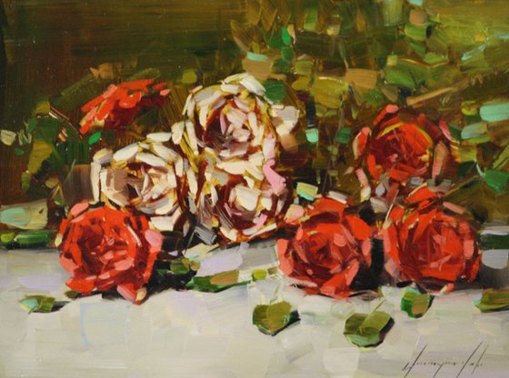 Roses Original oil Painting