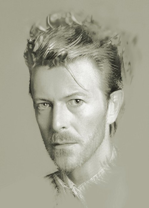 David Bowie, EXTRA LARGE 140 cm X 100 cm by Srdjan Jevtic