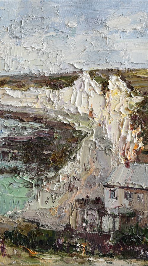 White Cliffs of the Seven Sisters by Anastasiia Valiulina
