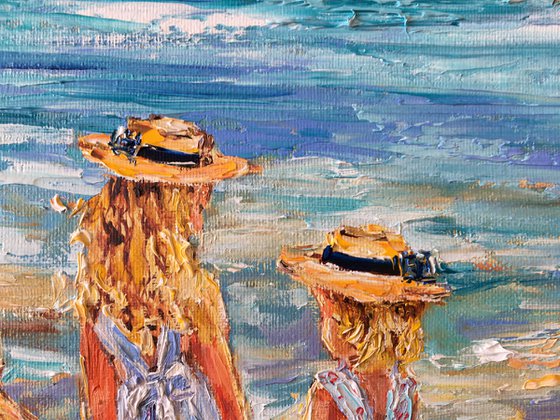 Promenade sur une plage